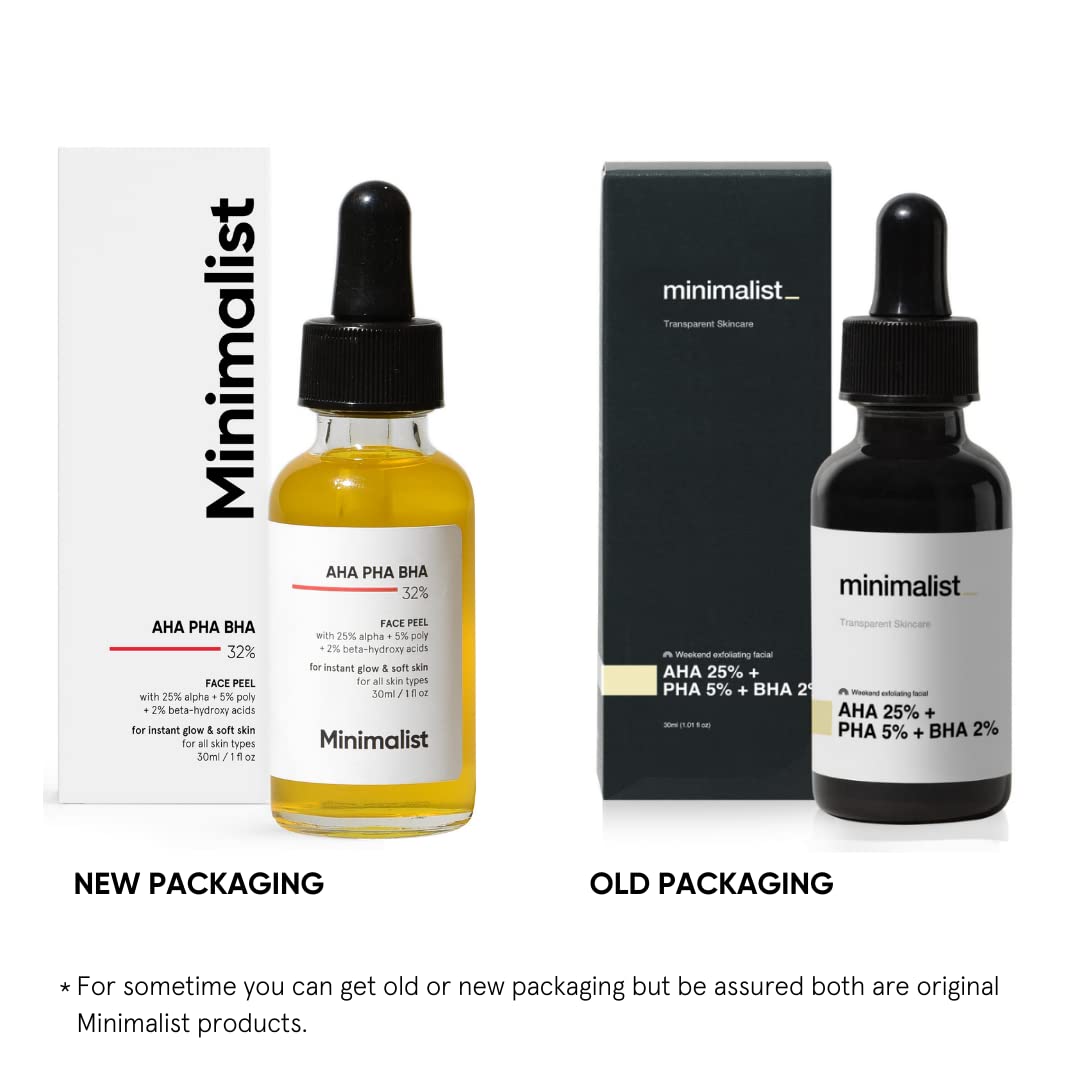 Minimalist label close-up listing acids and turmeric for targeted exfoliation