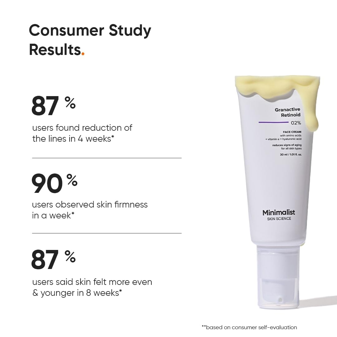 Minimalist cream held in hand showing 30 ml size and portability benefit
