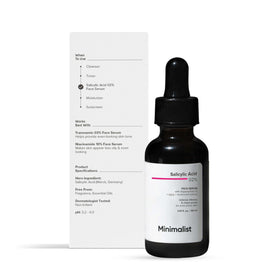 Minimalist illustration of improved skin texture before and after regular use for clarity