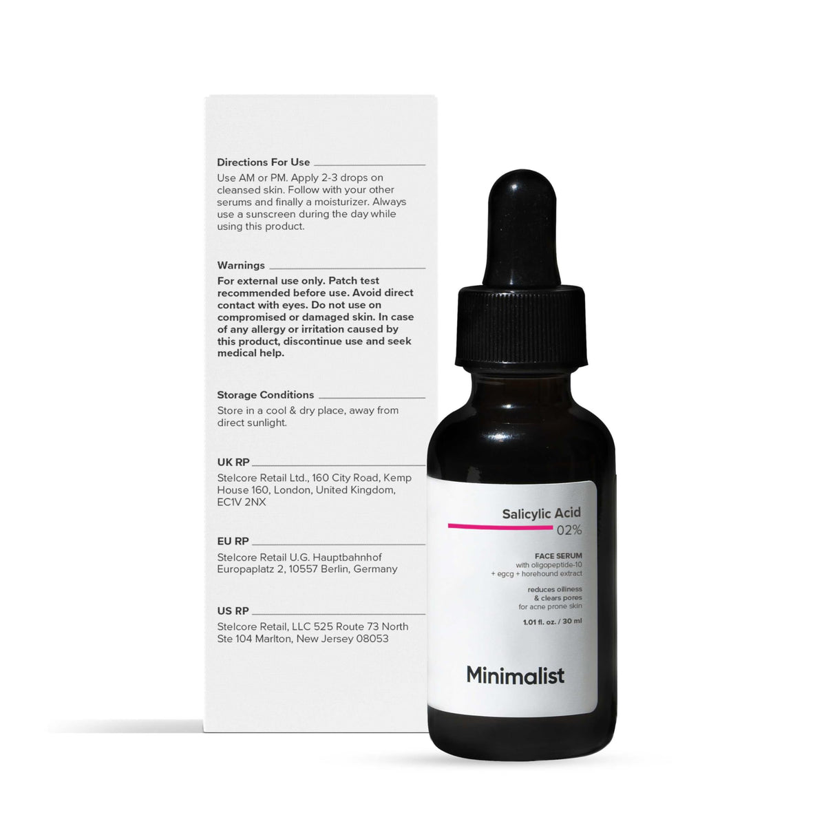 Minimalist bottle staged in bathroom routine suggesting easy integration into daily care