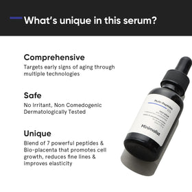 Minimalist close-up of serum drop texture highlighting hydrating feel