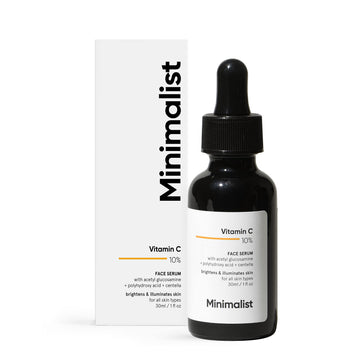Minimalist front bottle showing product and clear minimalist branding for easy recognition