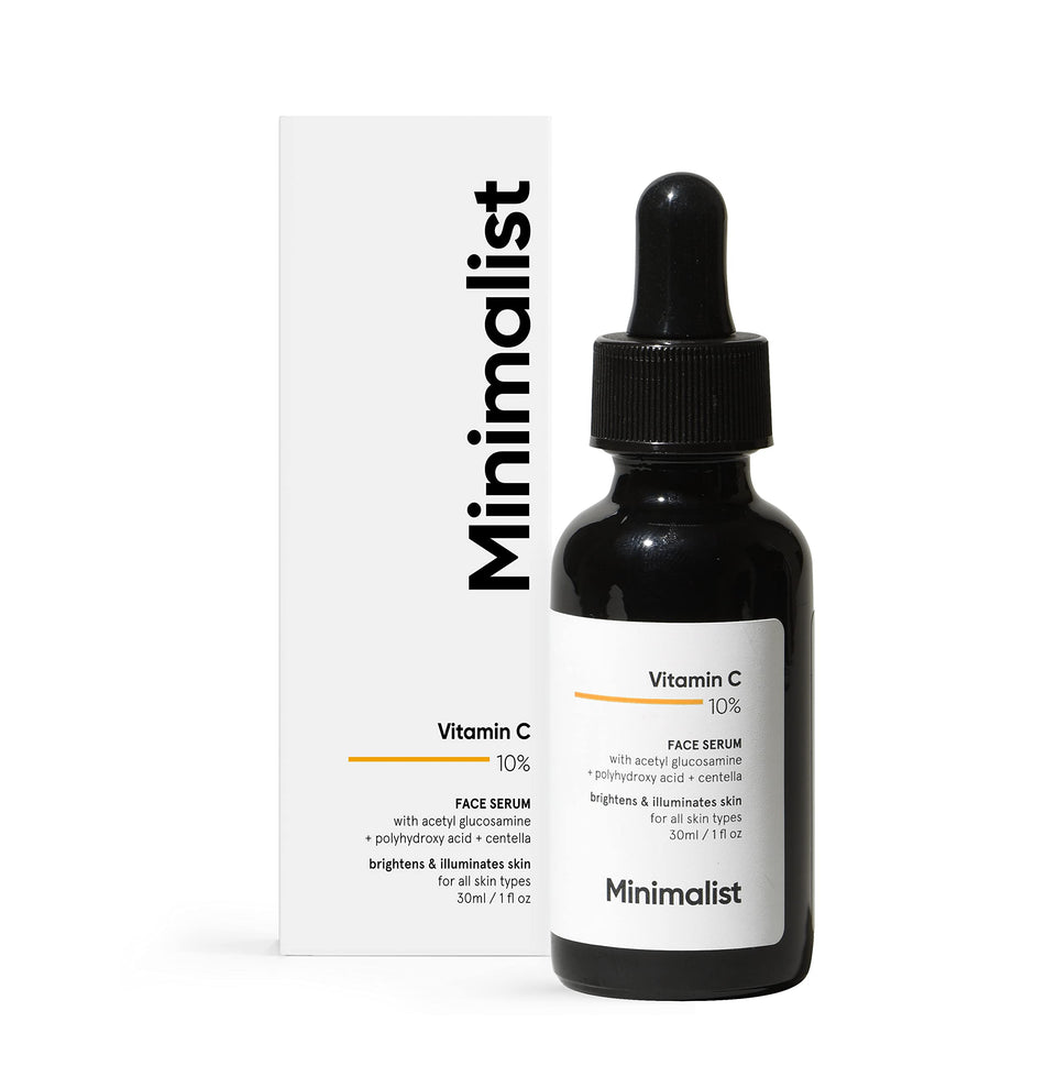 Minimalist front bottle showing product and clear minimalist branding for easy recognition