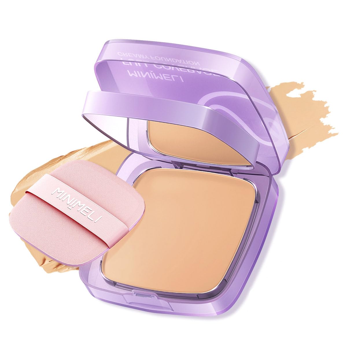 MINIMELI compact front view showing product and shade for easy selection