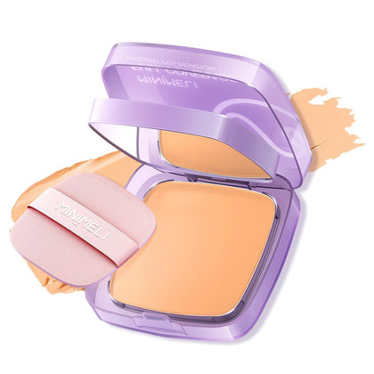 MINIMELI front packaging compact in #04 Beige showing sleek design and portability