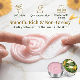 Minnah label close-up highlighting gentle ingredients and clarity