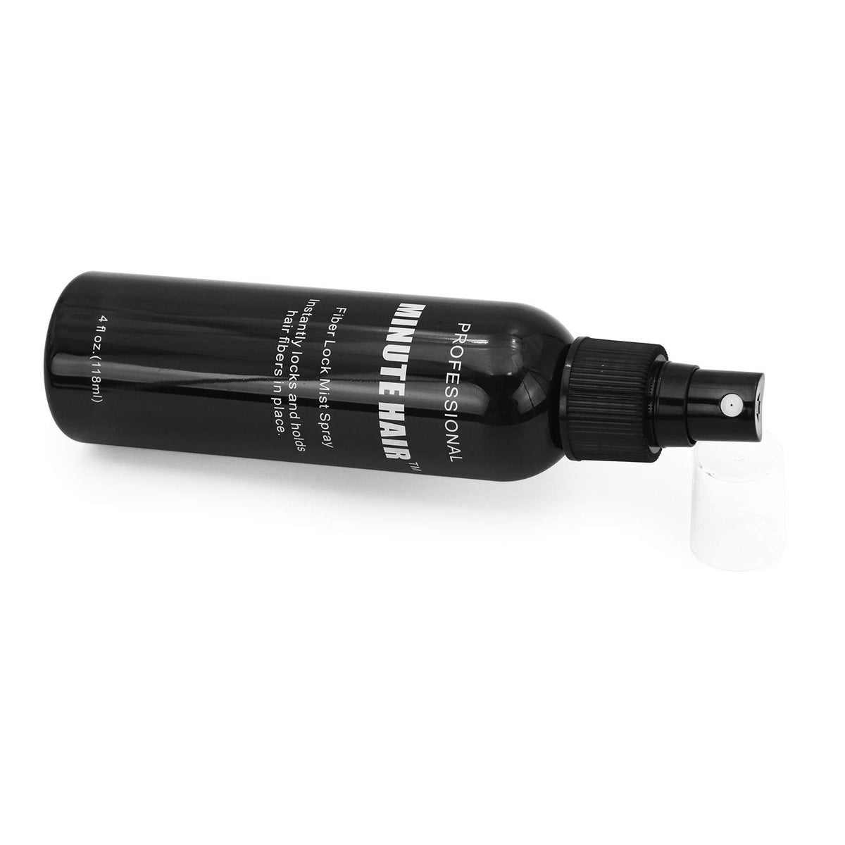 Minute Hair bottle in travel pouch for on-the-go touch-ups