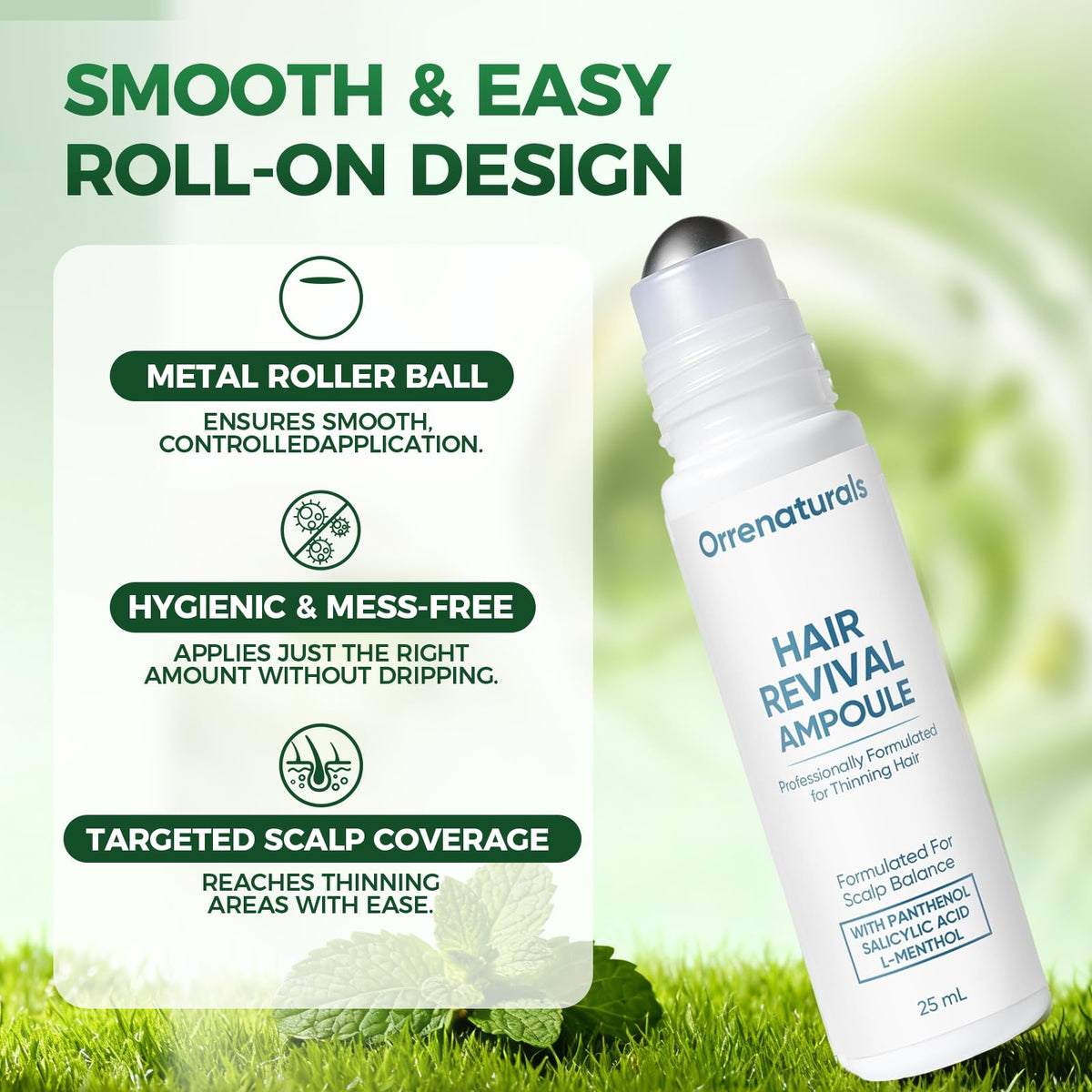 minyang ingredients label close-up displaying clean, paraben-free formulation benefit