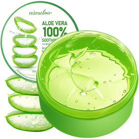MIRACLAIR front packaging showing bottle and clear aloe benefit