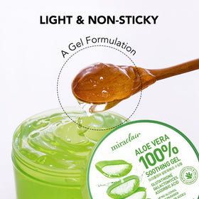 MIRACLAIR smoothed on arm illustrating soothing relief and moisture
