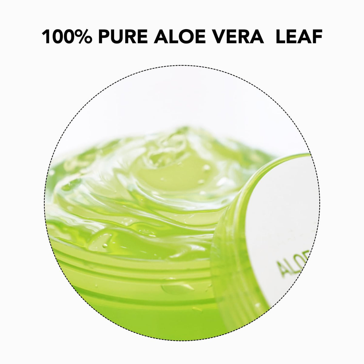 MIRACLAIR open jar texture close-up showing lightweight gel benefit