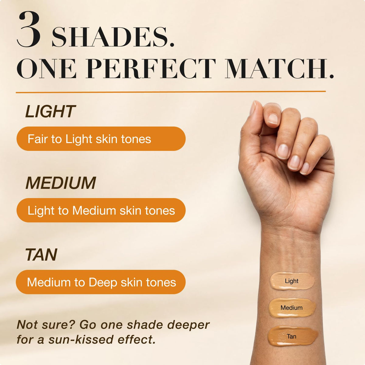 Miracle de Paris application on leg demonstrating even coverage