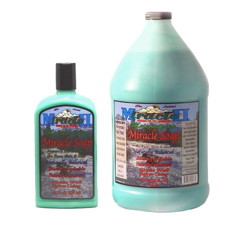 Miracle II in sink shows scale and use, demonstrating economical cleaning benefit