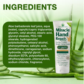 Miracle of Aloe before and after feet photo showing reduced cracks benefit