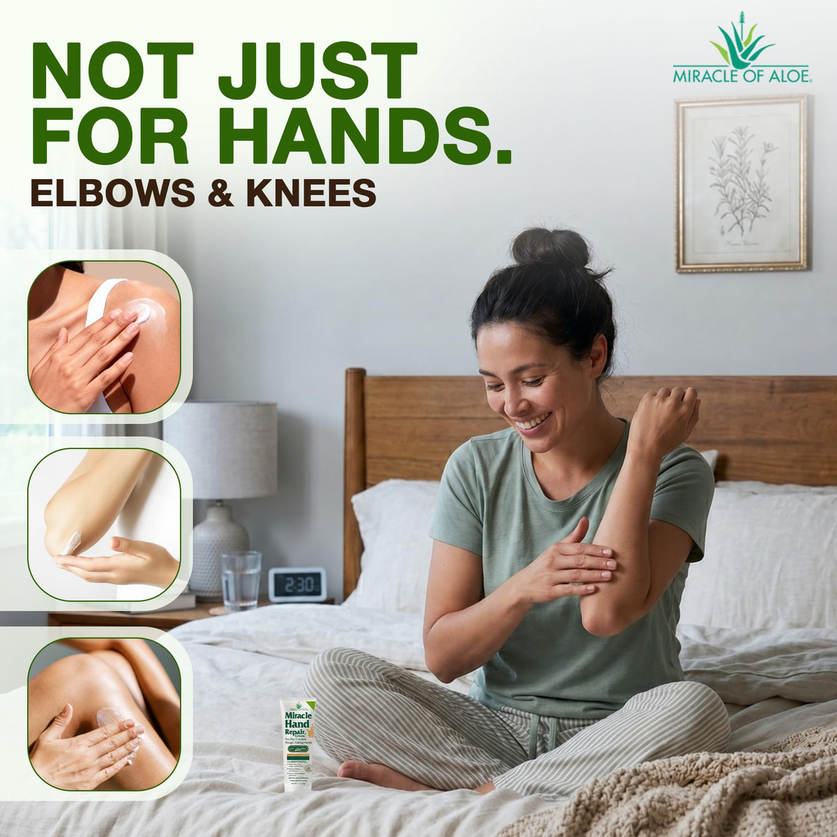 Miracle of Aloe ingredients label detail emphasizing high aloe concentration benefit