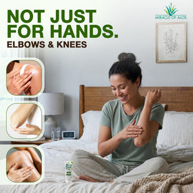 Miracle of Aloe ingredients label detail emphasizing high aloe concentration benefit