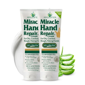 Miracle of Aloe front bottle showing label and 60% aloe benefits