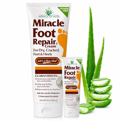 Miracle of Aloe front tube view showing product and size benefit