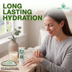 Miracle of Aloe label close-up highlighting 60% UltraAloe and ingredient clarity