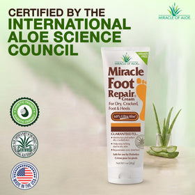 Miracle of Aloe open jar texture highlighting rich aloe hydration