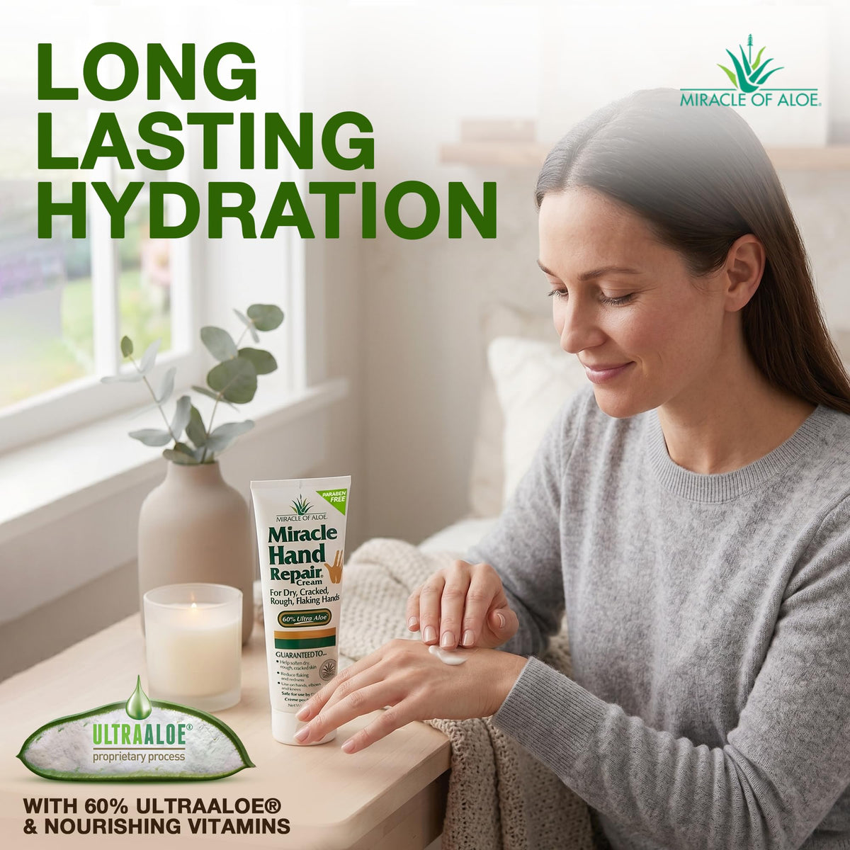 Miracle of Aloe tube inside travel bag and car for on-the-go care
