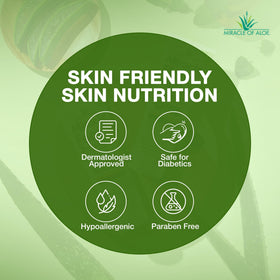 Miracle of Aloe tube cap detail showing secure packaging benefit