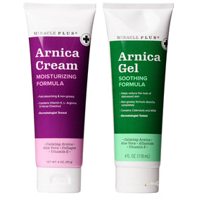 Miracle Plus front packaging showing both cream and gel, clear product benefits