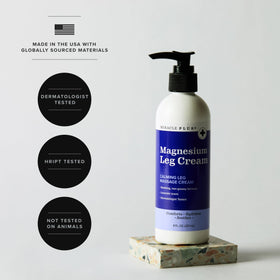 Miracle Plus jar placed with lavender sprigs for relaxing scent and calming effect