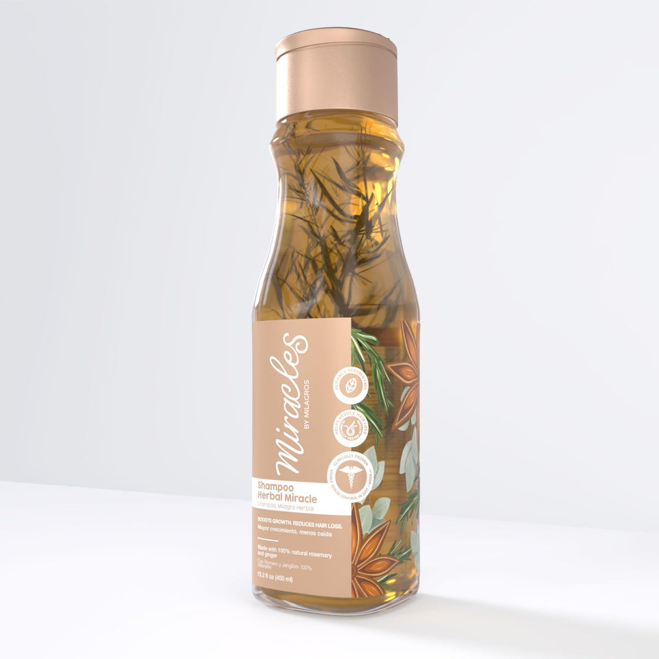 Miracles By Milagros front bottle showing packaging and clear product benefit