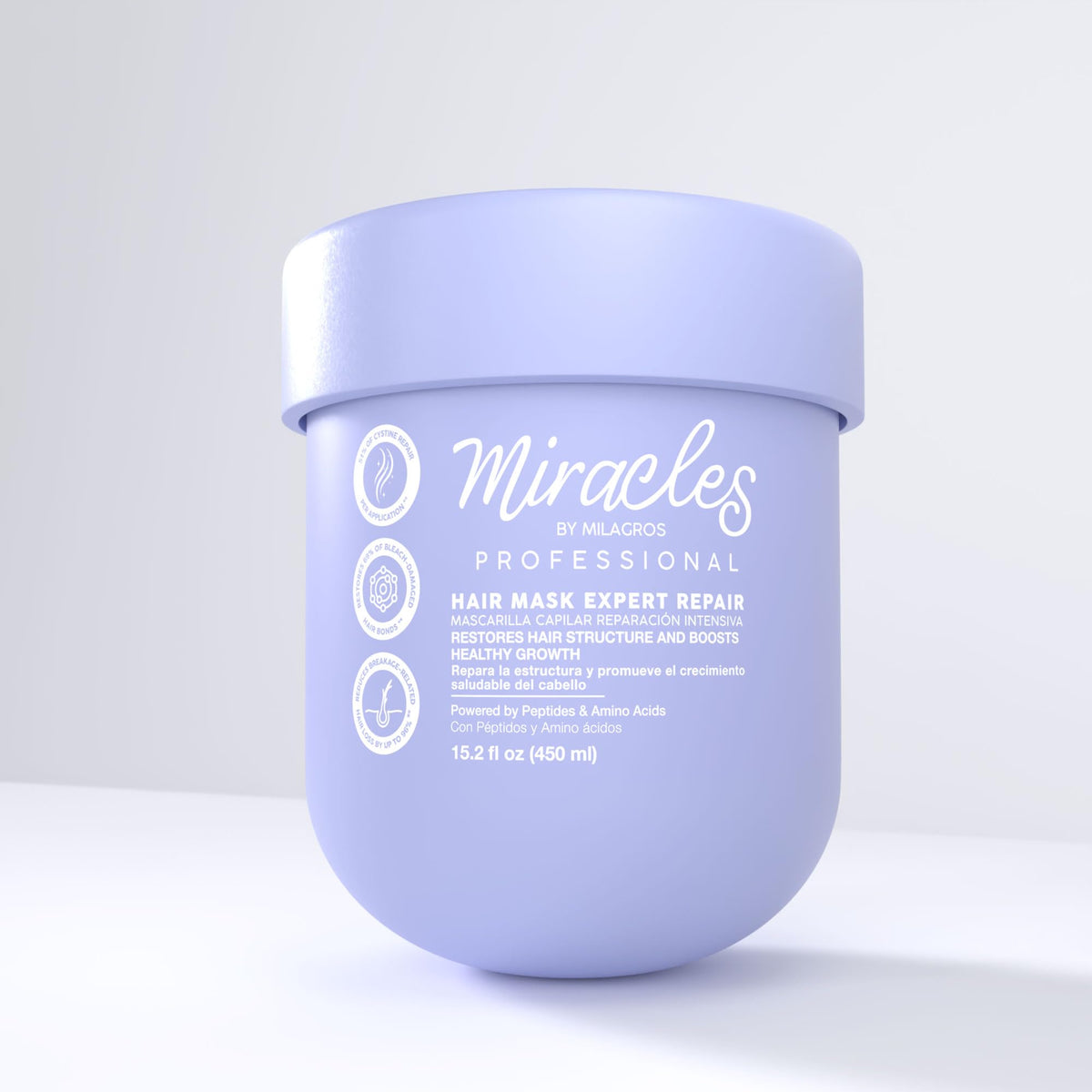 Miracles By Milagros front packaging showing product and benefits