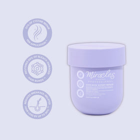 Miracles By Milagros tub held in hand for size and scale convenience