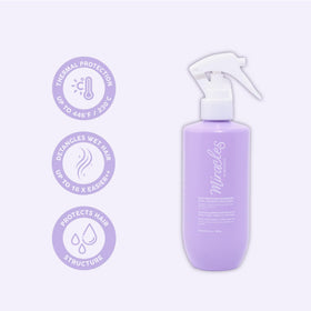 Miracles By Milagros bottle in hand for size and travel-friendly convenience
