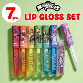 Miraculous character labels close-up highlighting unique designs and collectible appeal