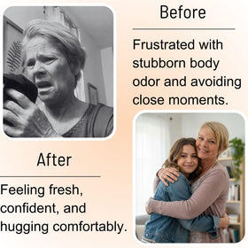 Mirai soap lather underarm demonstration for effective odor control