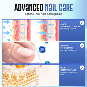 Miratiful applied to thick toenail for focused softening benefit