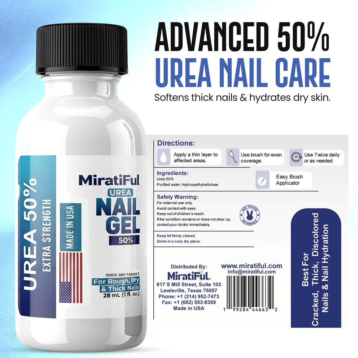 Miratiful in bathroom setting during daily foot care for convenience