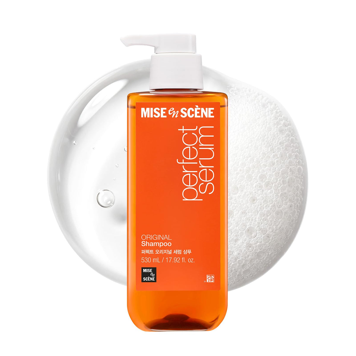 Mise En Scene front packaging showing bottle and label for easy identification