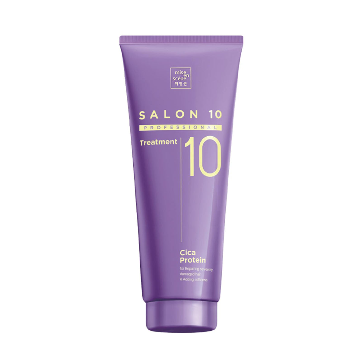 Mise En Scene front packaging showing product benefits and size
