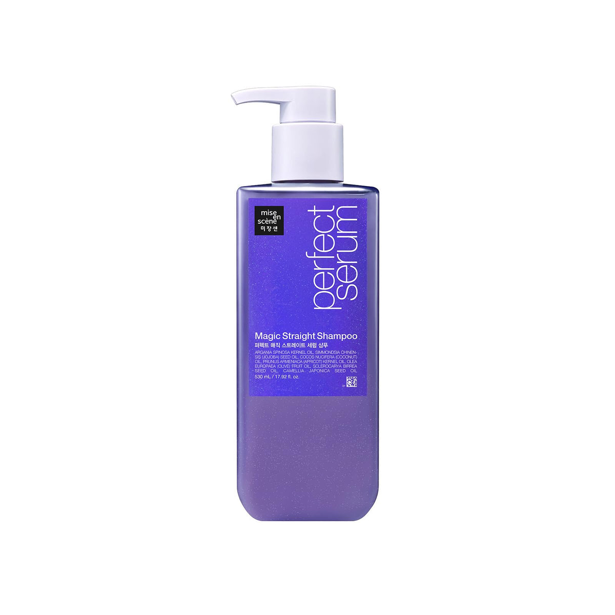Mise En Scene front packaging showing bottle and branding for clear product recognition and benefit