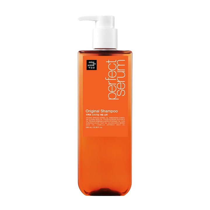 Mise En Scene front bottle view showing product and benefits