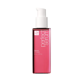 Mise En Scene front packaging showing bottle and powdery scent benefit