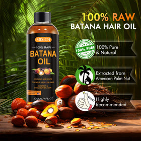 MISICH batana oil pouring texture highlights rich emollient for conditioning