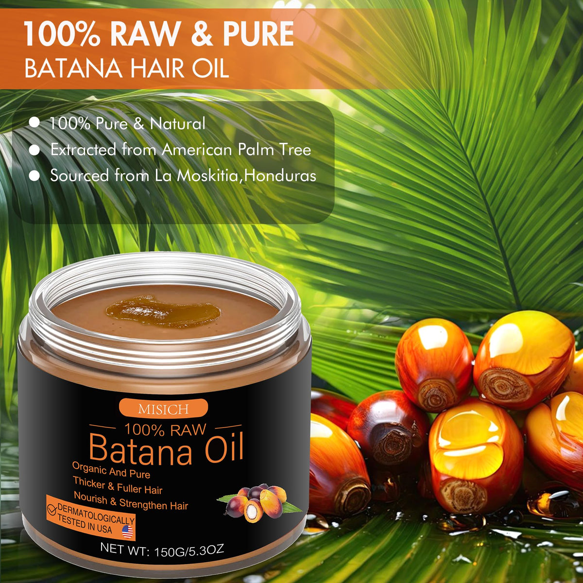 MISICH batana paste close-up texture highlighting rich nourishing consistency