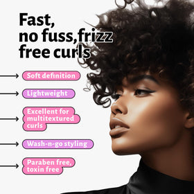 Miss Jessie's label detail highlighting ingredients and clean formulation