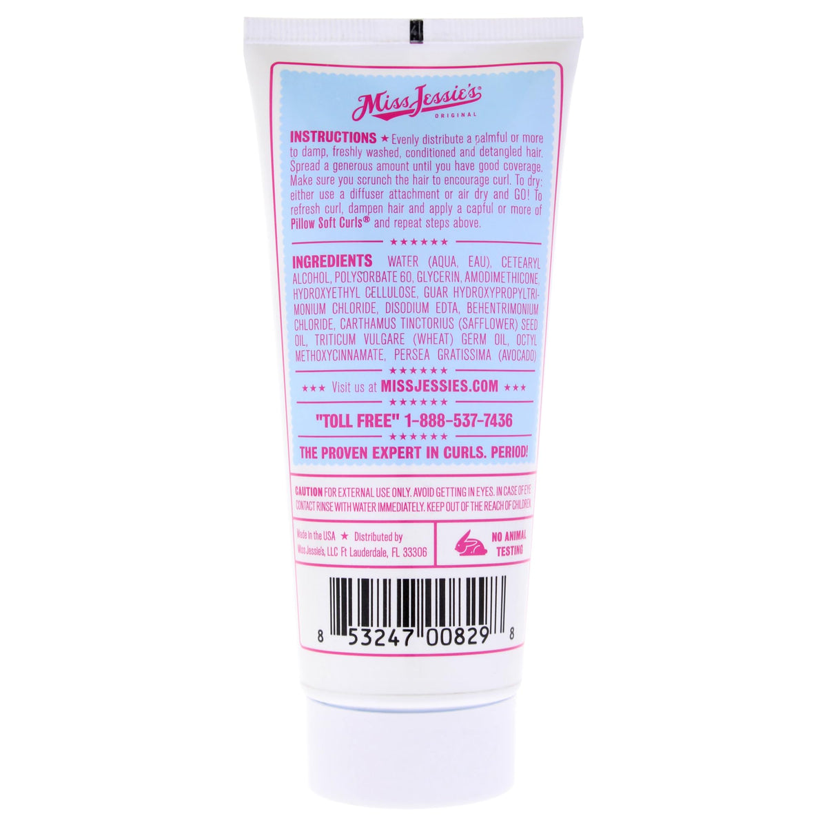Miss Jessie's cream texture on hand demonstrating lightweight spreadability and frizz control