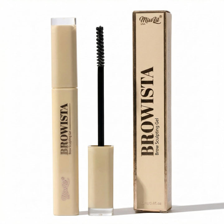 Miss Lil USA front packaging shows clear brow gel and brand, professional hold