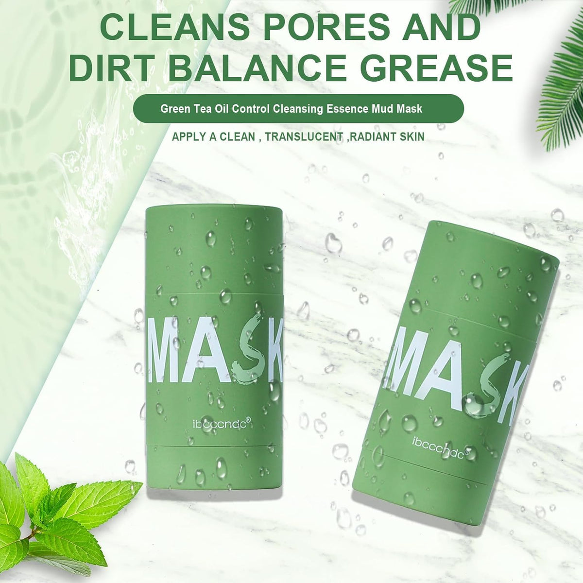 MISS OCEAN lifestyle on bathroom counter suggesting routine-ready pore care