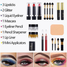 MISS ROSE M lipsticks and blushes section, coordinated color options