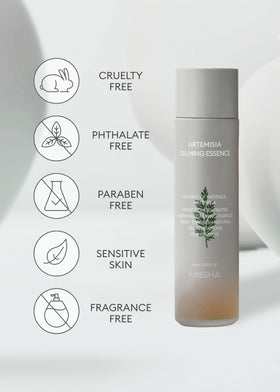 MISSHA bottle with outer box displaying brand presentation and clean formula benefit