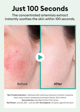 MISSHA texture drops on skin showing lightweight absorption and soothing effect